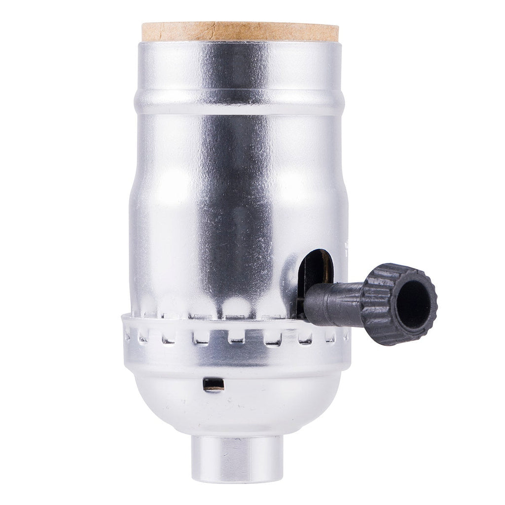 Power Gear 3-Way Lamp Socket, Nickel
