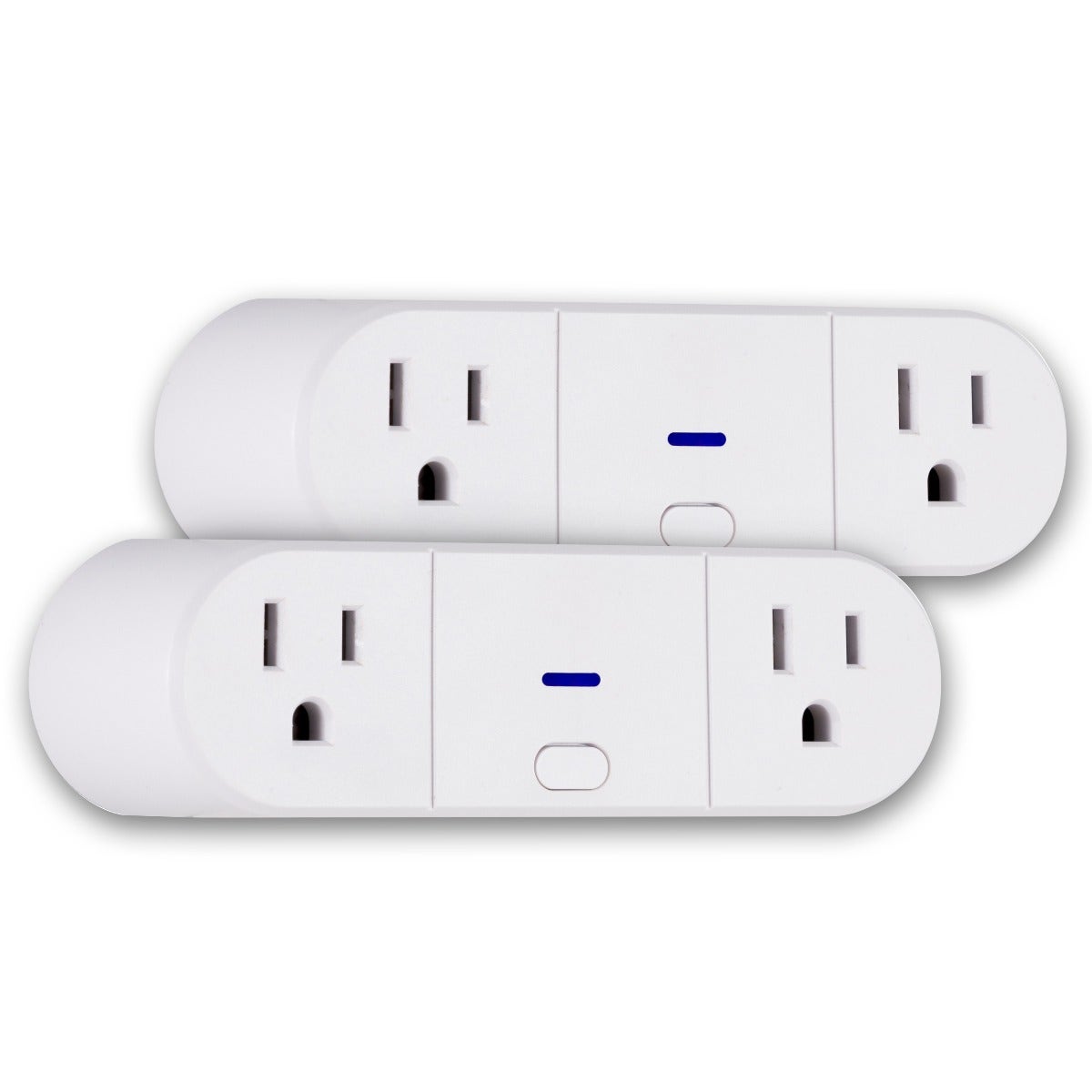UltraPro Plug-In 2-Outlet WiFi Smart Switch, 2 Pack, White