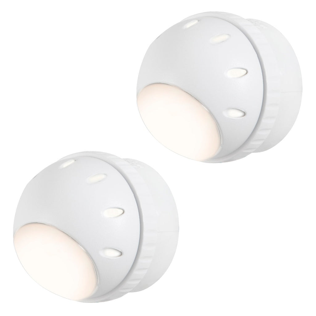 GE Light Sensing LED Night Light, 2 Pack, White