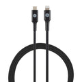 GE 6ft. USB-C to Lightning Charging Cable, Black