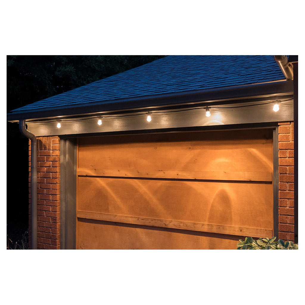 Lights by Night LED Bistro String Lights, 12 Bulbs, 24ft. Black Cord