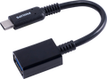 Philips USB-C to USB-A Female Adapter, Black