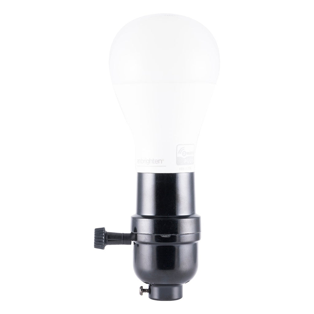 Power Gear 3-Way Lamp Socket, Black
