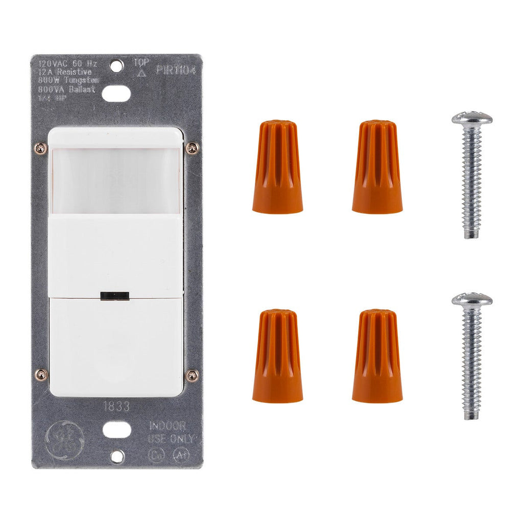 GE UltraPro In-Wall Motion Sensing Switch, White