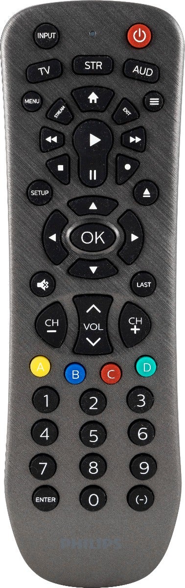 Philips 3-Device Universal Remote, Brushed Graphite