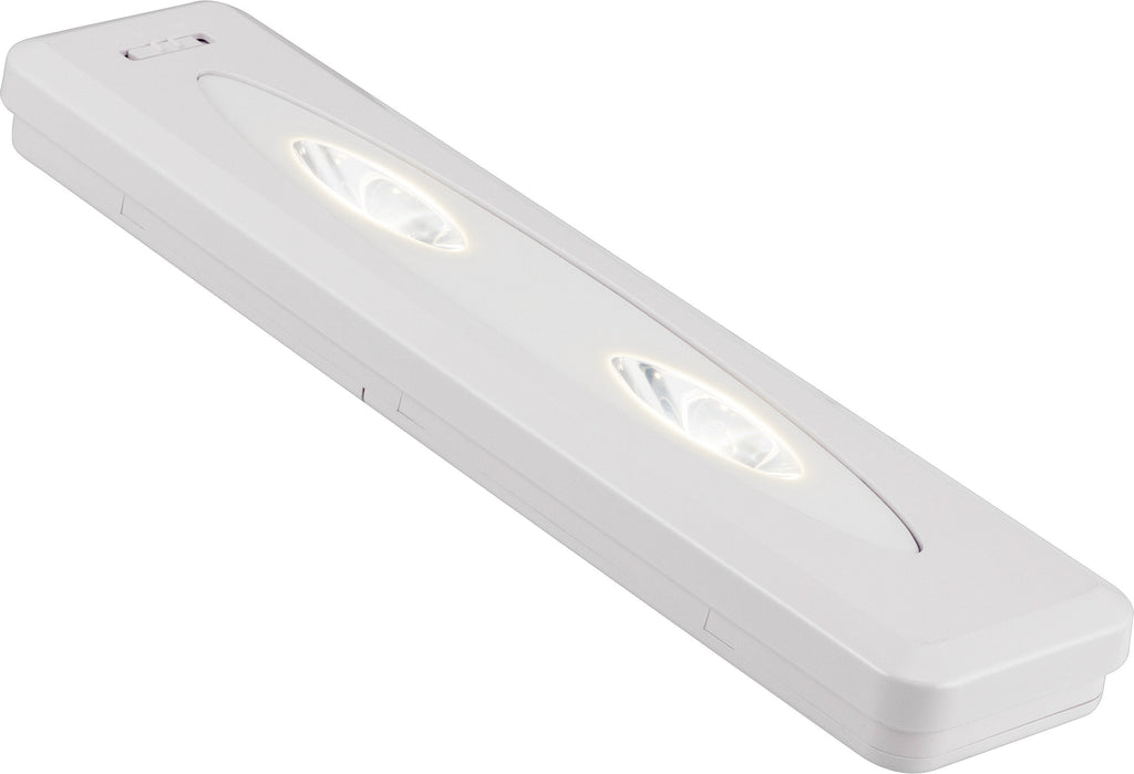 GE Battery Operated LED Light Bars with Remote, White, 2 Pack