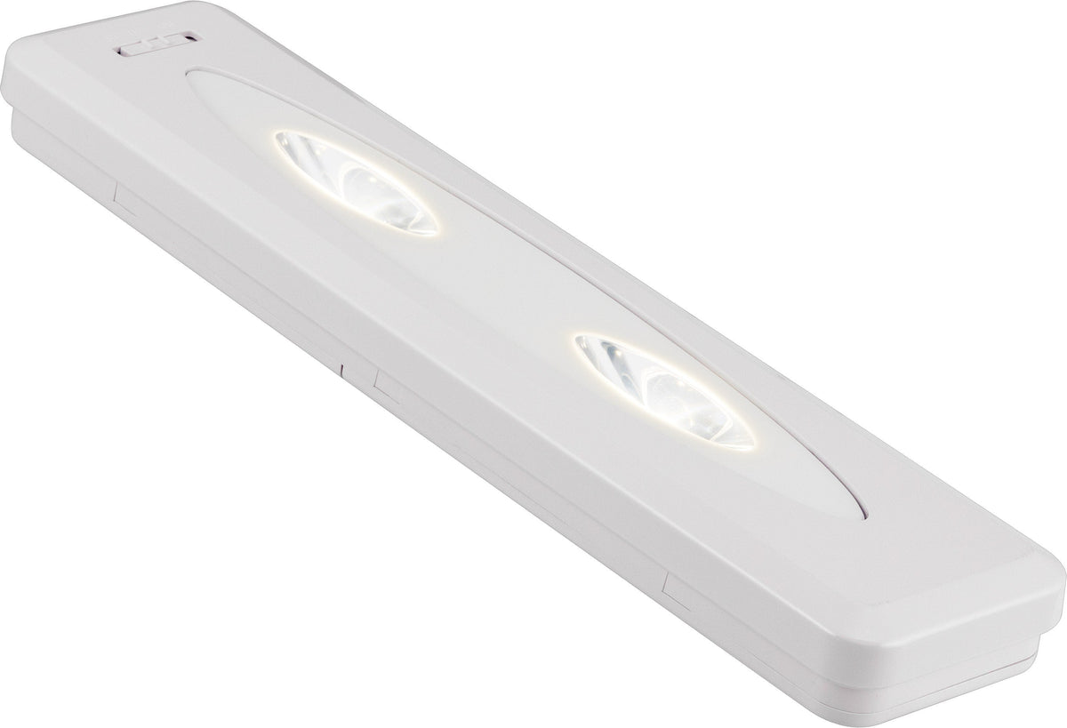 GE Battery Operated LED Light Bars with Remote, White, 2 Pack