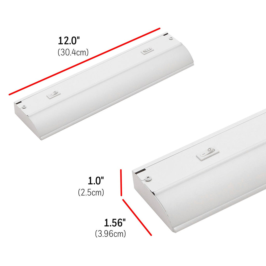 UltraPro 12in. Direct Wire Color-Select LED Light Fixture, White