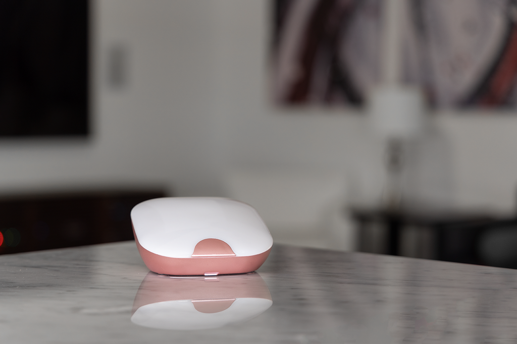 Enbrighten Tabletop Dimmable Color Changing LED SleepLite, Rose Gold
