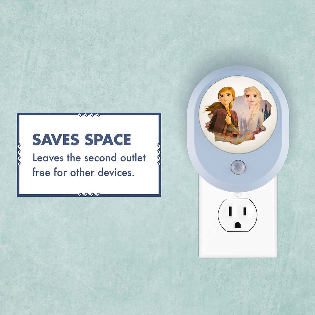 Disney Frozen II Motion-Sensing Light Sensing LED Night Light, Blue