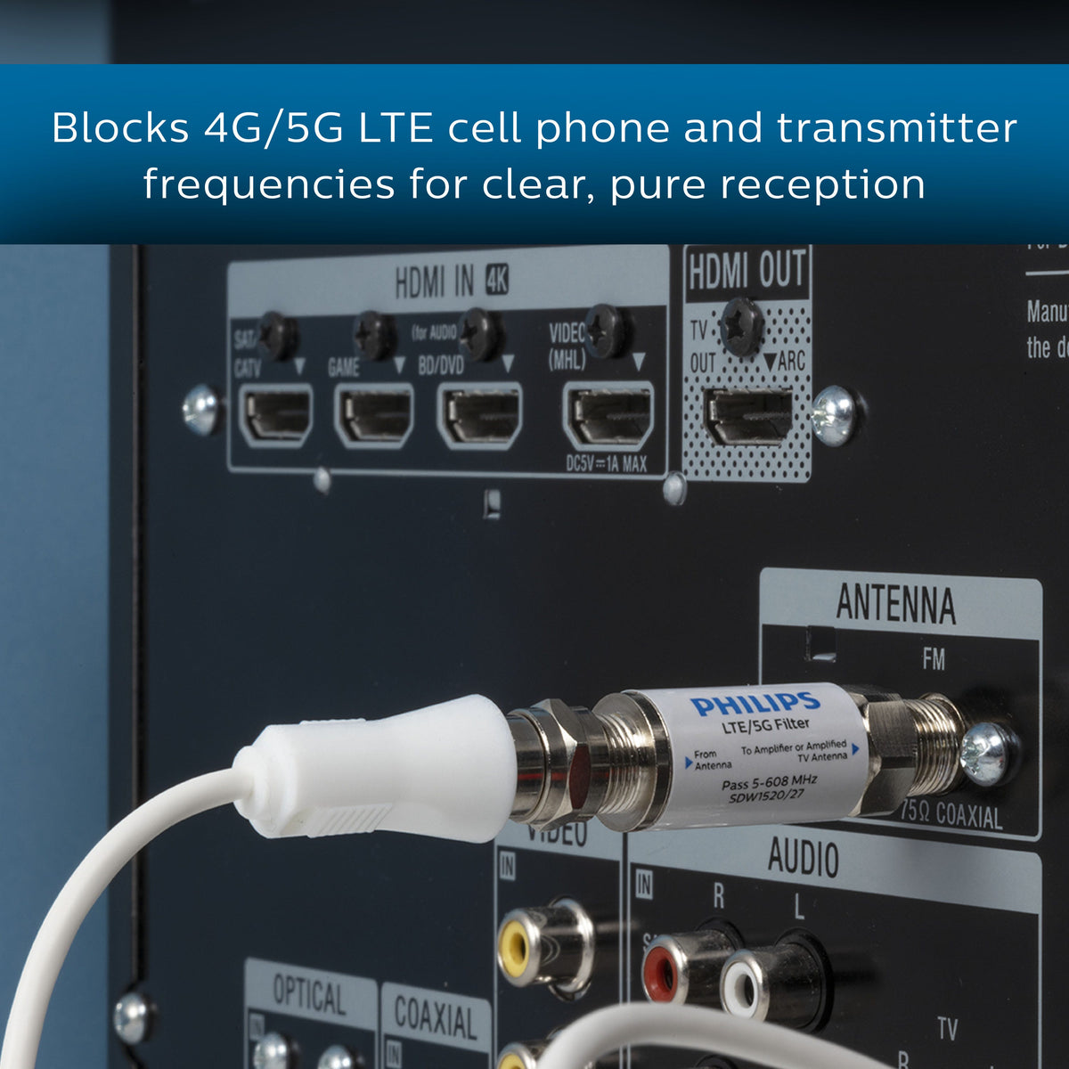 Philips LTE Filter for TV Antenna