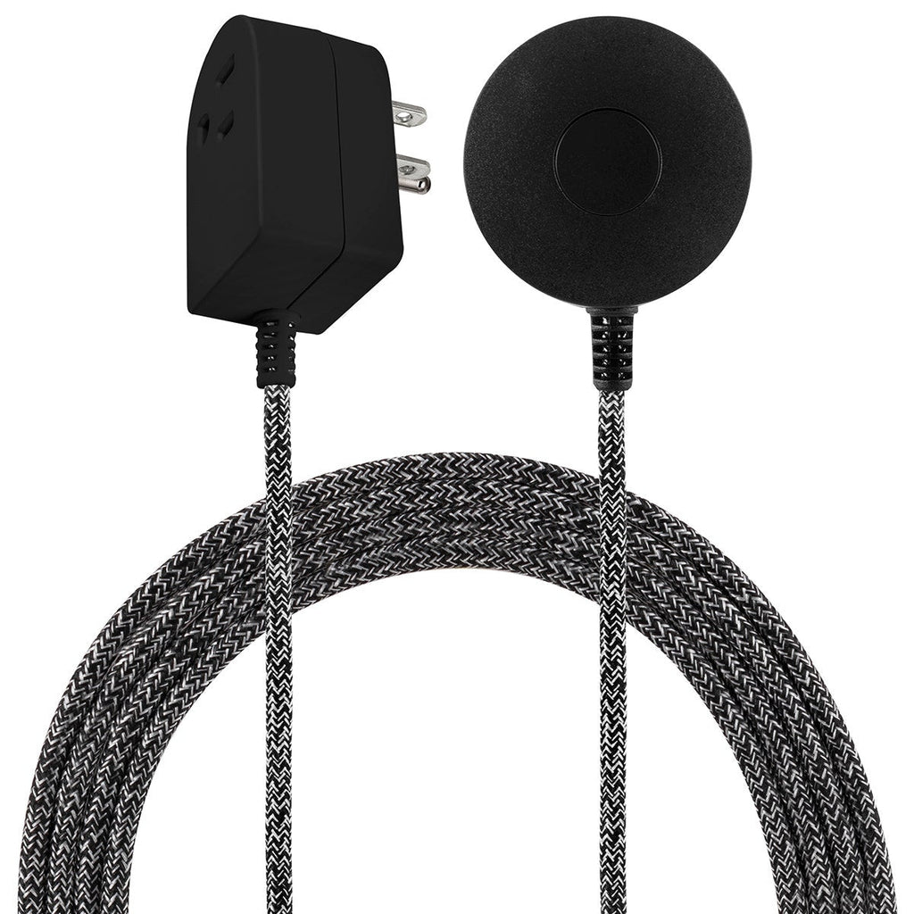 Cordinate Tabletop Switch with 6ft. Braided Cord, Black