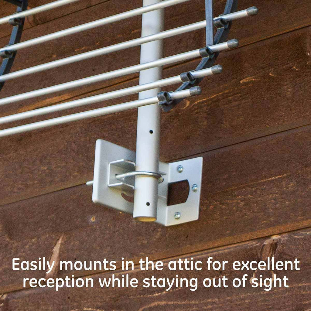 GE Pro Attic Mount HD Antenna, Gray