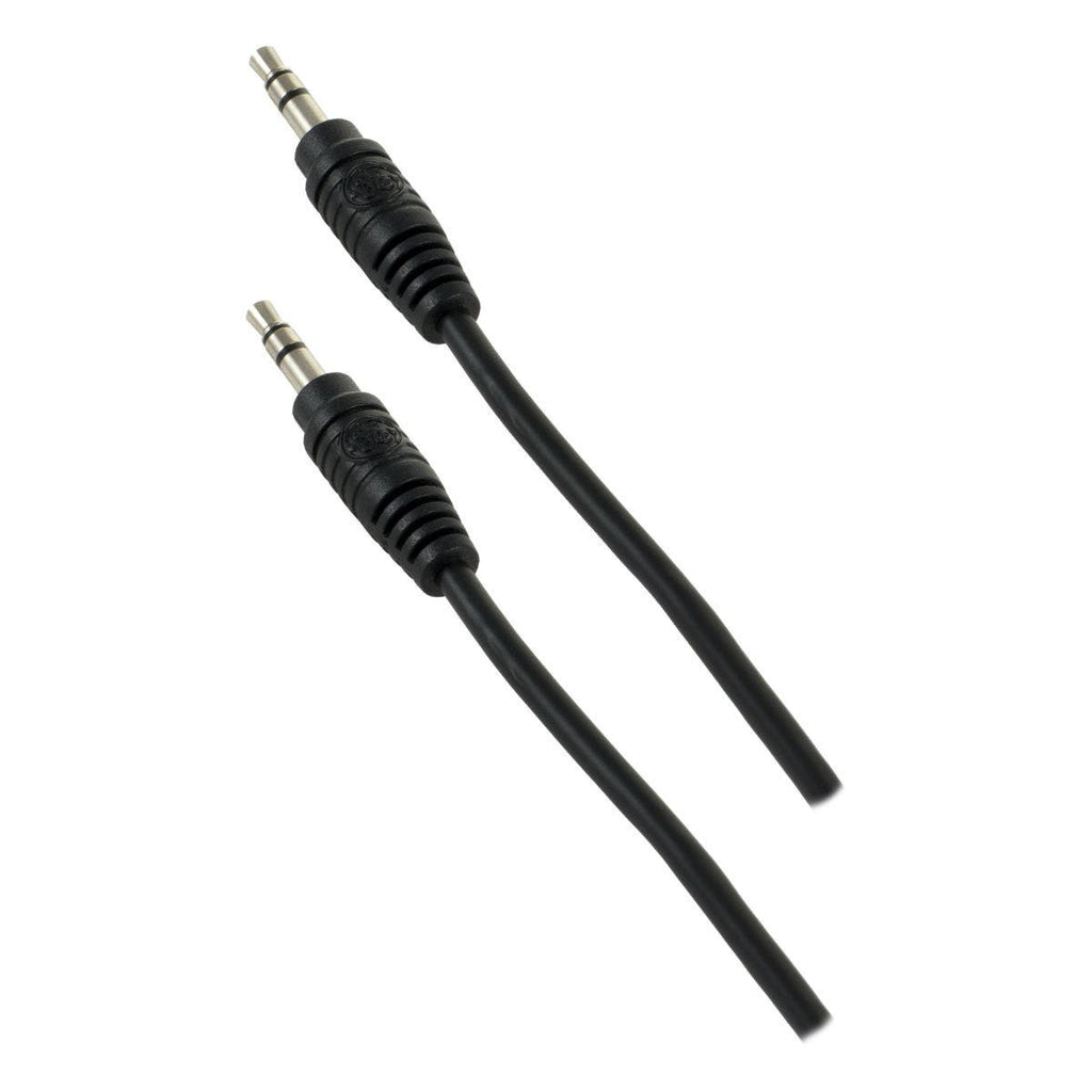 GE 6ft. 3.5mm Auxiliary Audio Cable, Black