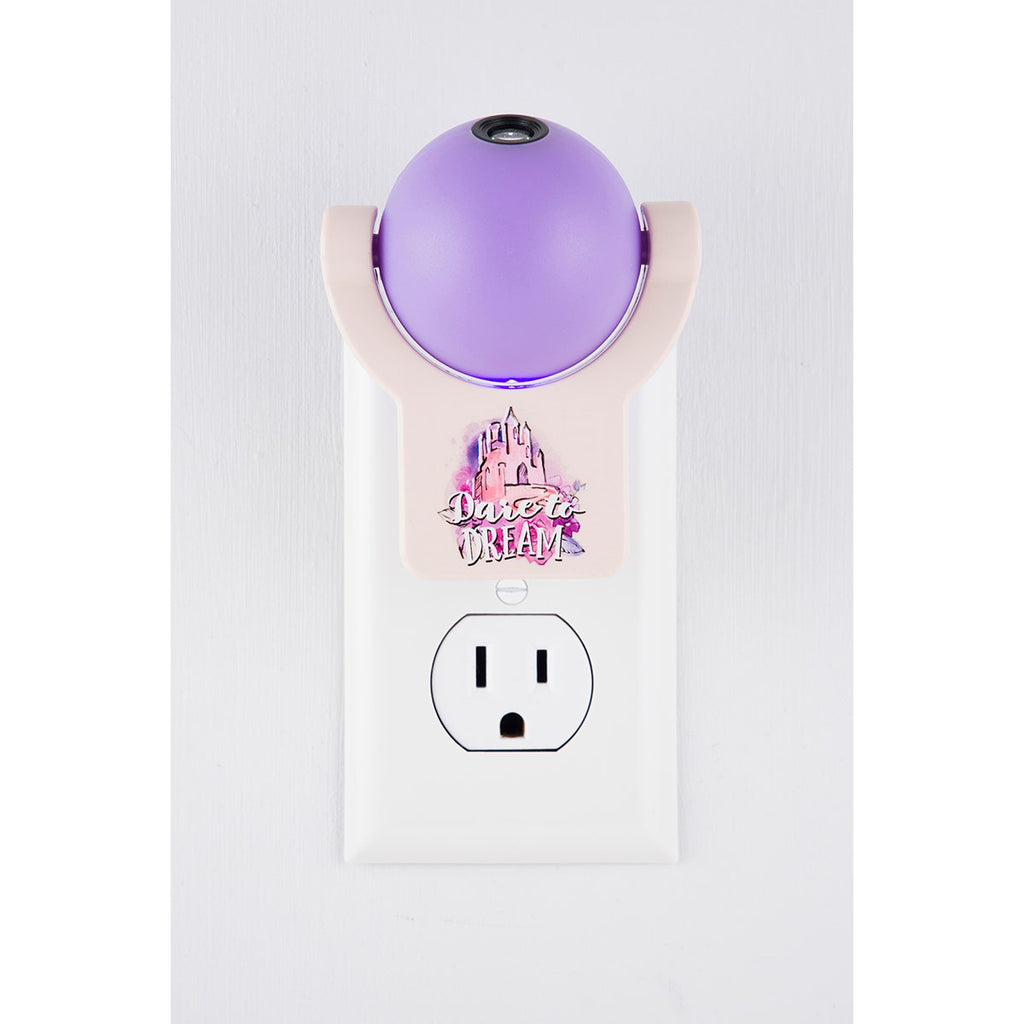 Projectables Disney Princess Light Sensing LED Night Light, Pink