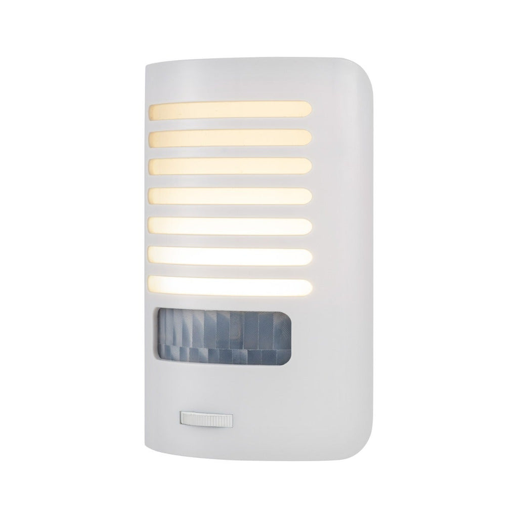 GE Motion Sensing Dimmable LED Night Light, White