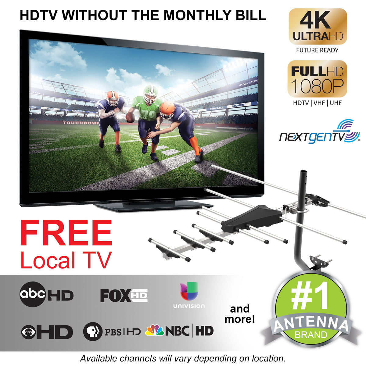 GE Outdoor Yagi HD Antenna