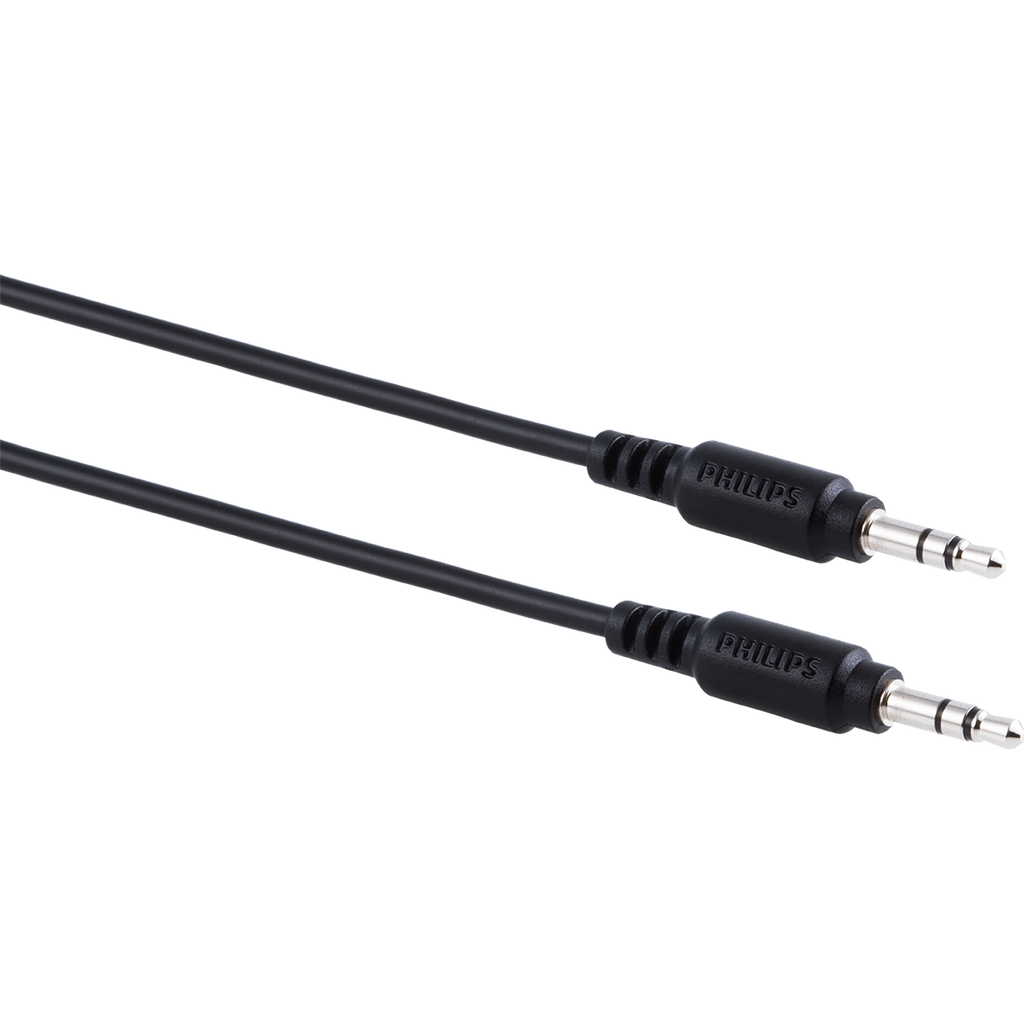 Philips 6ft. 3.5mm Auxiliary Audio Cable, Black