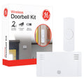 GE Battery Operated 2-Chime Wireless Door Chime Kit, White