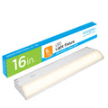 Enbrighten 16in. On/Off  Direct Wire LED Under Cabinet Light Fixture, White