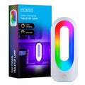 Enbrighten Dimmable Color Changing LED Tabletop Lamp, White