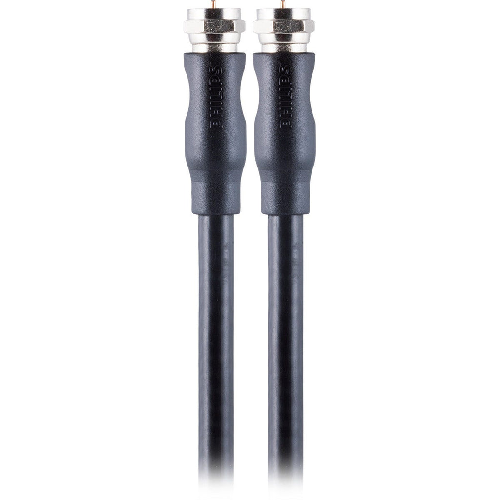 Philips 15ft. RG6 Coaxial Cable, Black