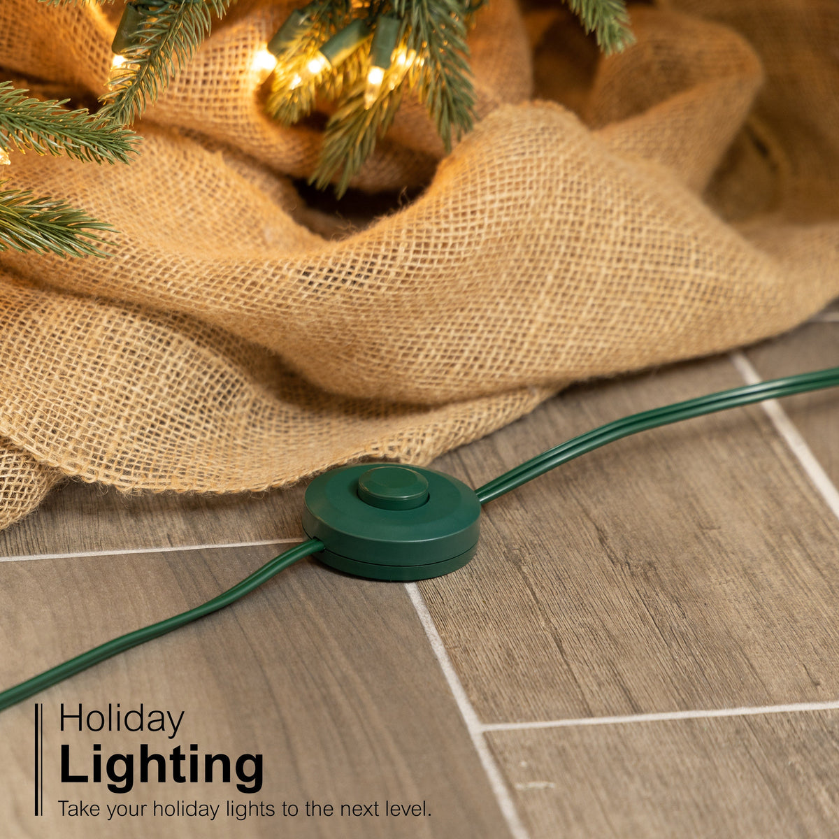 GE 3-Outlet 9ft. Extension Cord with Footswitch, Green