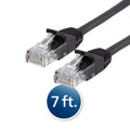 Philips 7ft Cat6 Ethernet Cable, Black