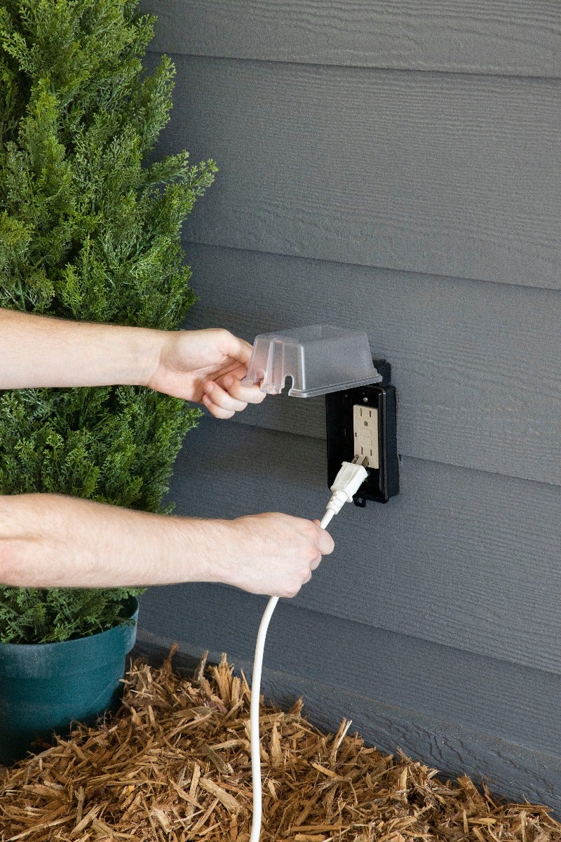 UltraPro 3-Outlet 25ft. Heavy Duty Indoor/Outdoor Extension Cord, 2 Pack, White