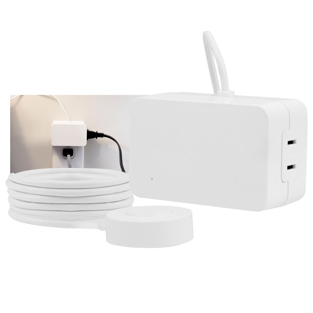 UltraPro 1-Outlet Indoor On/Off Dimmable Lighting Control with Tether, White