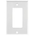 Power Gear Single Rocker Switch Oversized Wall Plate, White