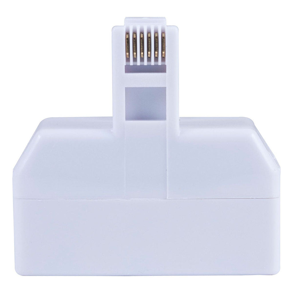 Power Gear 6-Wire White Triplex Adapter