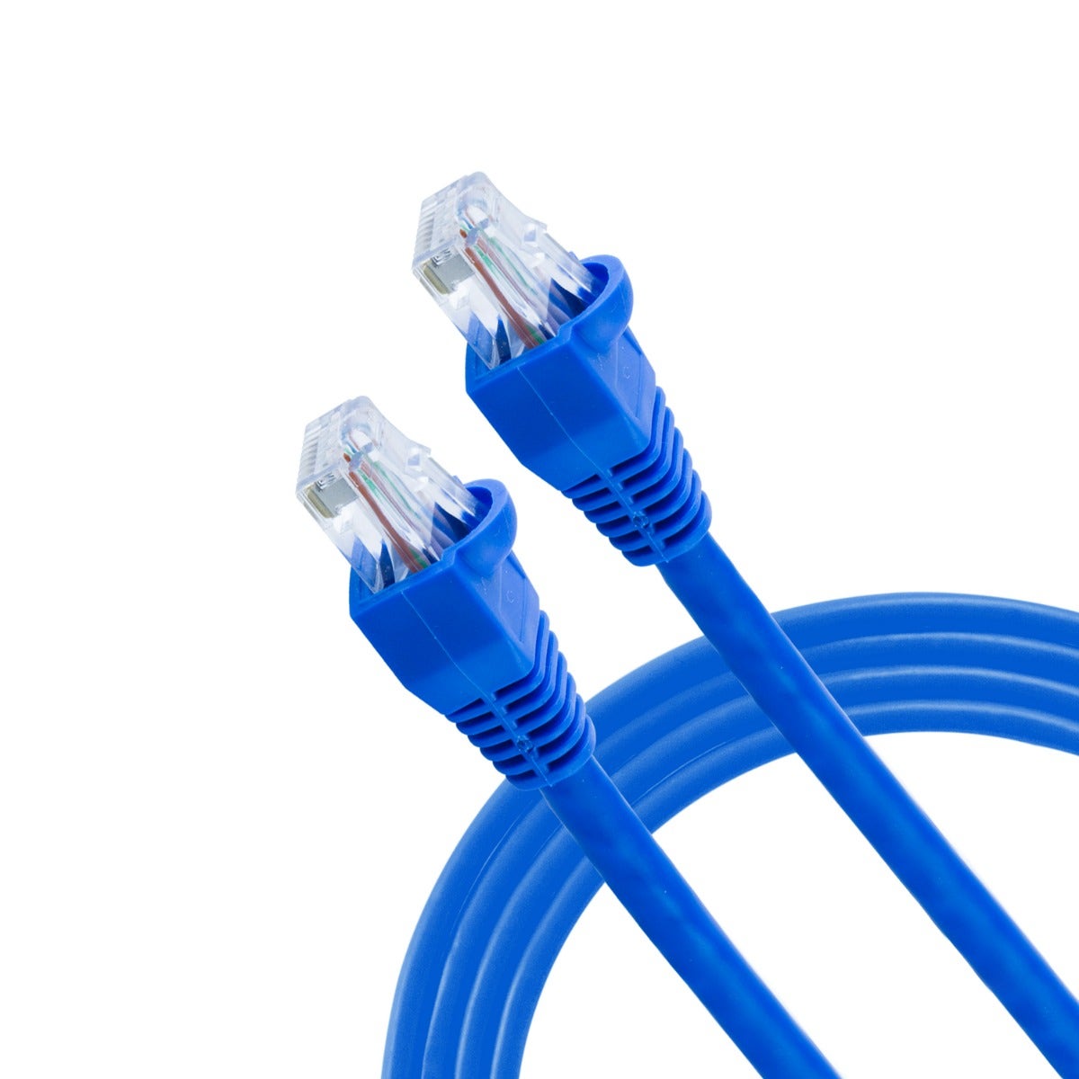 GE Pro 7ft. Cat6 Ethernet Internet Cable, Blue